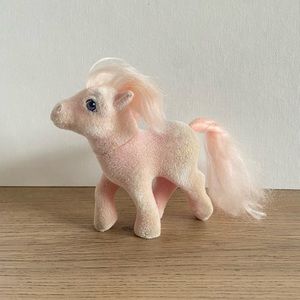 1980s Vintage HASBRO My Little Pony G1 SO SOFT Lickety Split MLP Flocked Pink
